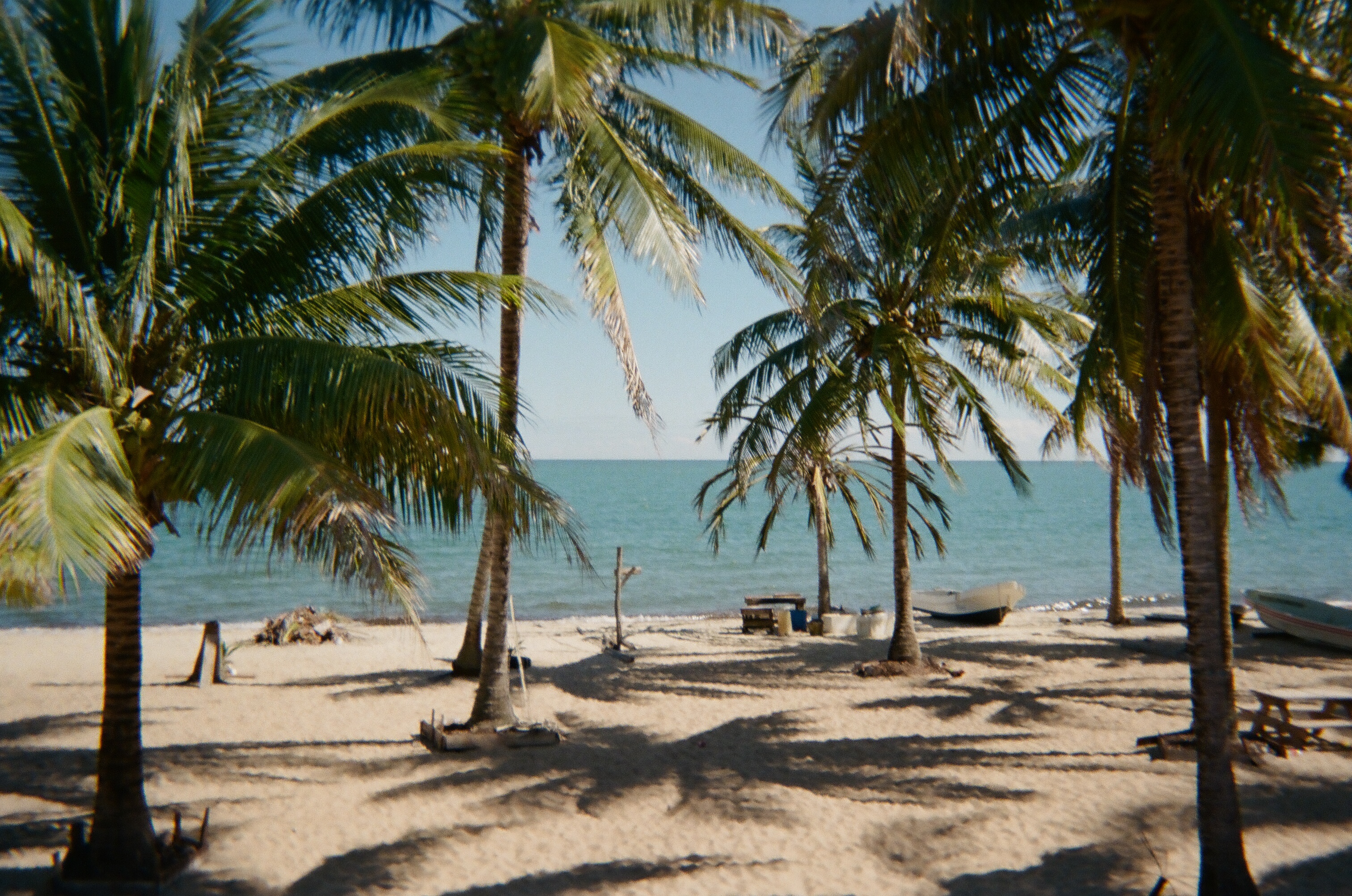 My family beach front in Belize